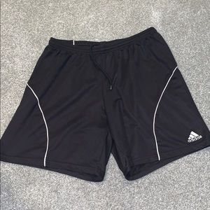 Black adidas shorts